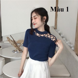 áo len đan dây vai quảng châu