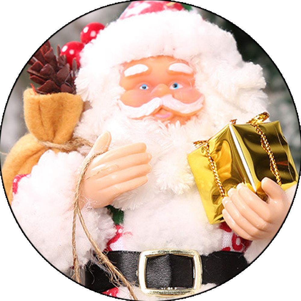 Búp Bê Trang Trí Giáng Sinh Hình Ông Già Noel Dễ Thương 20cm