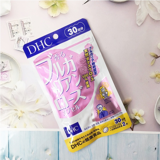 Viên uống hoa hồng DHC Bulgarian Rose 30 days