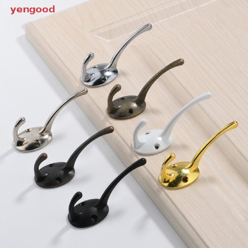 1 Móc Treo Đồ Gắn Tường Bằng Kim Loại Phong Cách Mộc Mạc Vintage