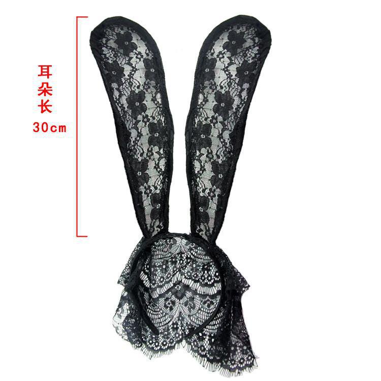 Cài Tóc Tai Thỏ Kèm Bịt Mắt Quyến Rũ, Mặt Nạ Thỏ Bunny Phụ Kiện Chụp Hình Sexy Halloween đêm Giáng Sinh Noel