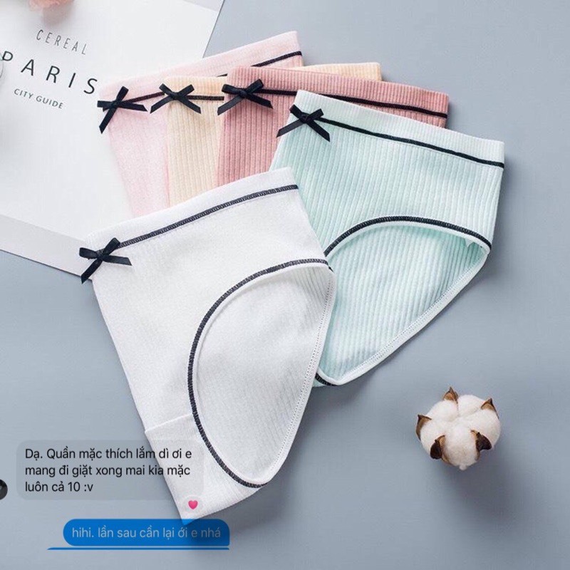 Quần Chip Cotton Đính Nơ Kháng Khuẩn (1 Cái) | BigBuy360 - bigbuy360.vn