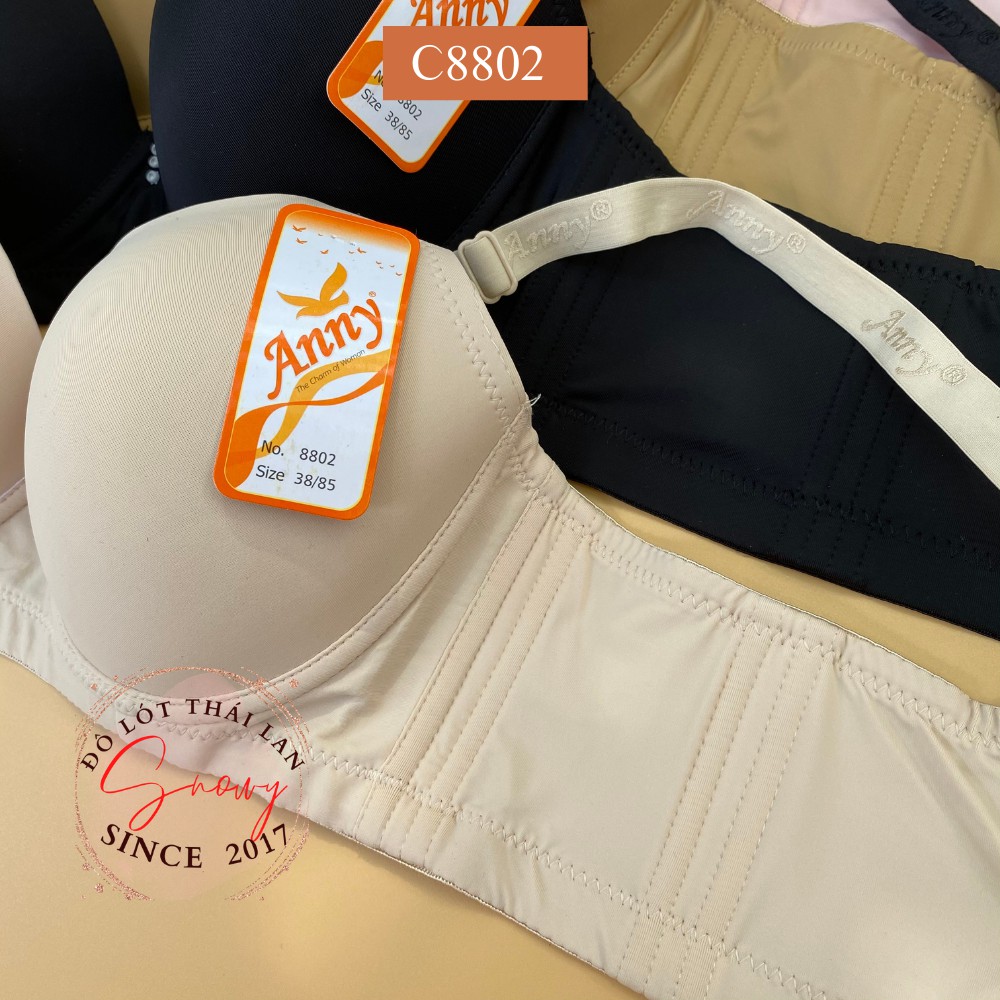 ÁO LÓT BIGSIZE Thái Lan Anny Cup C ,Quả Trơn, Có Gọng, Mút Mỏng 8802