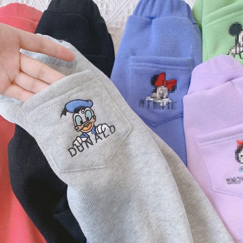 Quần Dài Thêu Hình Dễ Thương Cho Các Bé