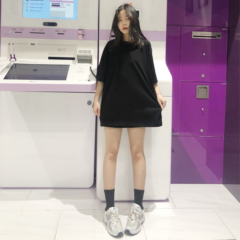 Áo thun trơn tay lỡ nam nữ streetwear basic phông unisex form rộng oversize nhiều màu TS024 | BigBuy360 - bigbuy360.vn