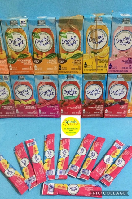 Combo 100 gói crystal light mix vị