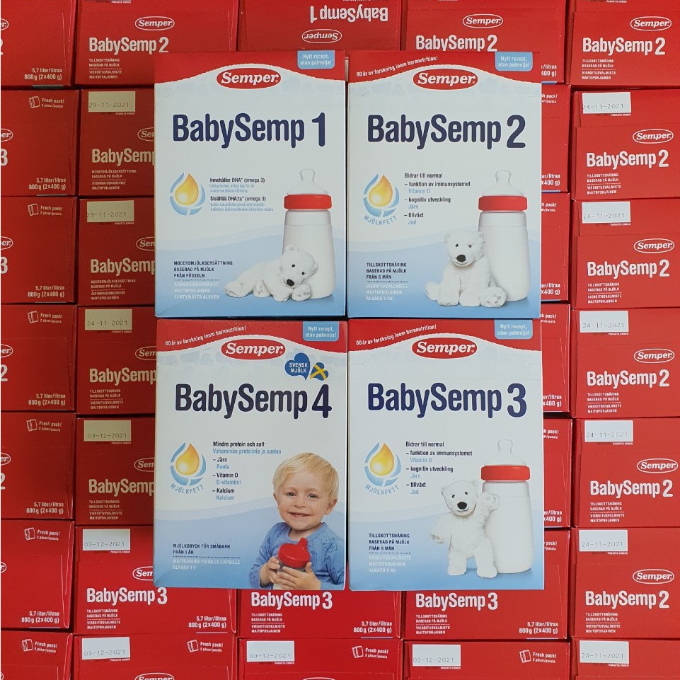 Sữa Semper BabySemp Thụy Điển số 1 - 800gr