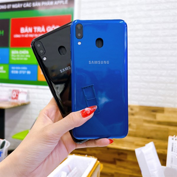 Bộ vỏ Samsung M20 zin nấu máy chuẩn