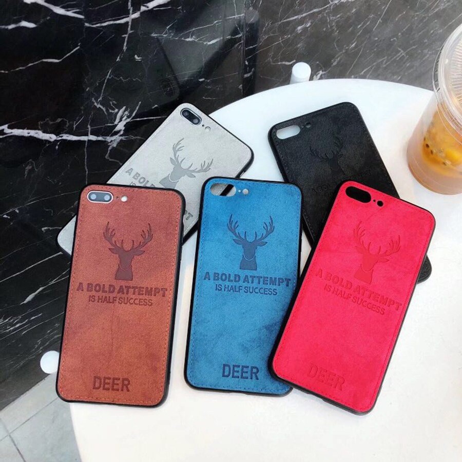 Ốp lưng Realme V15 C11 C12/C25 C15 C20 Realme Q2 Realme Q2 pro Realme V5 Realme X2 pro C20 GT NEO 3  họa tiết hươu