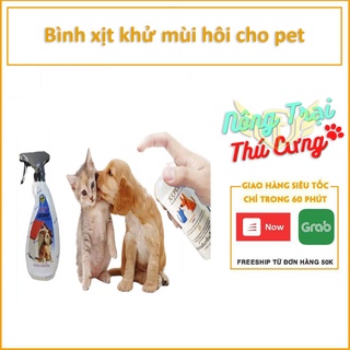 Xịt khử mùi hôi của chó mèo (2 loại) XC-Pet 100ml và FAY 350ml diệt khuẩn môi trường