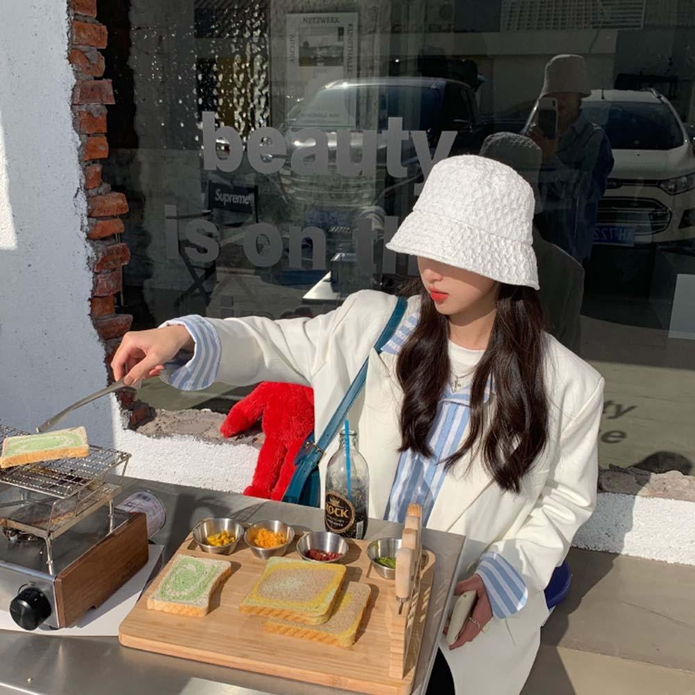 Mũ xô lưới nylon phối ren nhẹ che nắng phong cách Hàn Quốc thời trang thường ngày cho nữ nhiều màu sắc tùy chọn