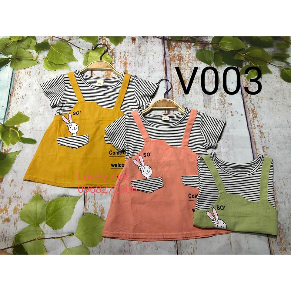 Váy yếm tai thỏ Cao cấp
