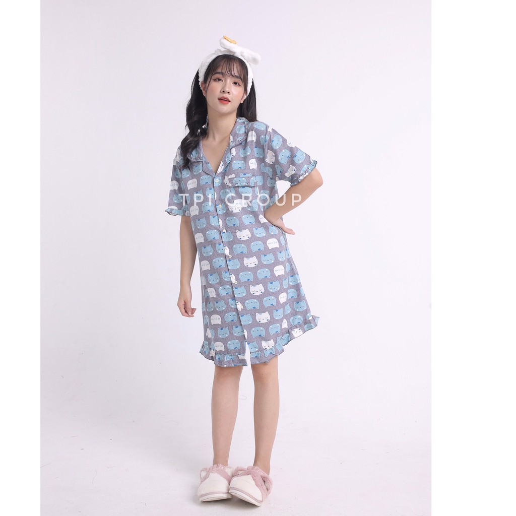 Váy ngủ pijama kate Thái siêu cute