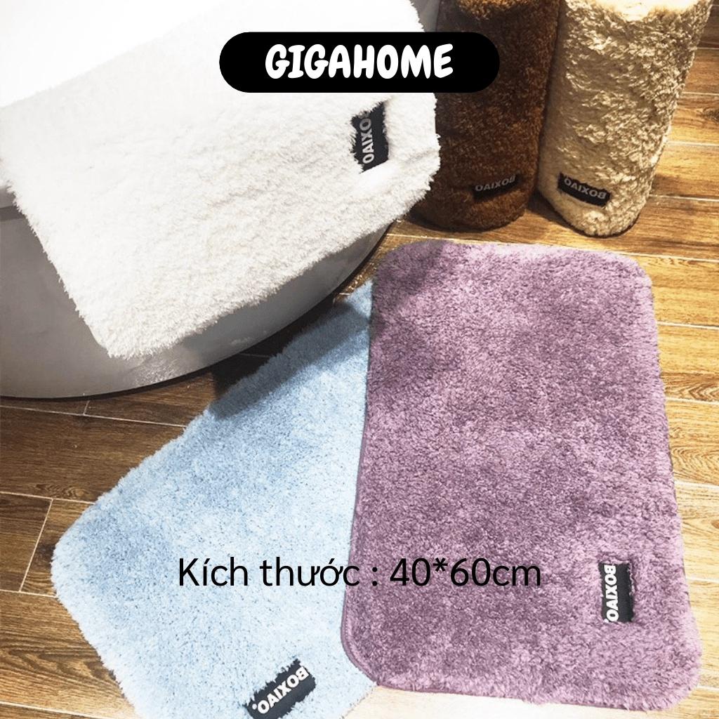 Thảm Lau Chùi Chân GIGAHOME Len Sợi Nhỏ, Thấm Hút, Chống Trượt, Trang Trí Nhà 40x60cm 5202