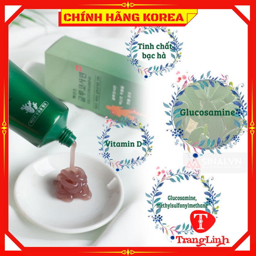 Dầu lạnh hàn quốc Glucosamine, tuýp 150ml - tranglinhkorea