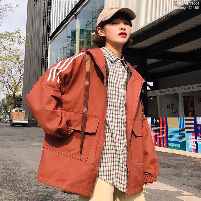 🎆𝐇𝐎𝐓𝐓𝐑𝐄𝐍𝐃🎆 050 Áo Khoác 2 Túi Hộp Tay Sọc (Kèm Video, Hình Chụp Thật) | BigBuy360 - bigbuy360.vn