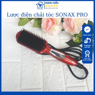Lược điện chải tóc cao cấp SONAX PRO, có tác dụng làm xoăn, uốn phồng, sấy cụp giúp chị em có một mái tóc xoăn bồng bềnh