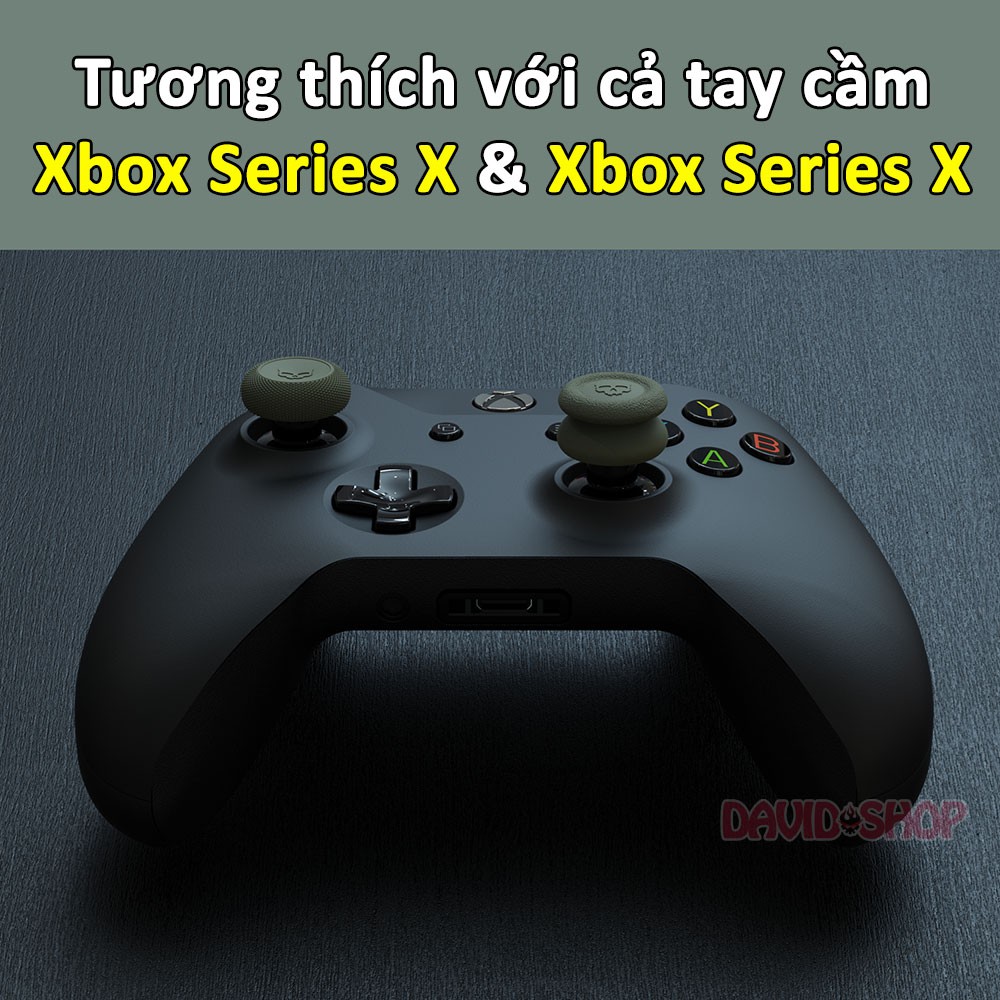 Núm bọc Thumb Grip Set hãng Skull & Co cho analog tay cầm Xbox One S/X & Xbox Series S/X