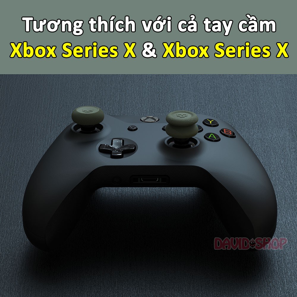 Núm bọc Thumb Grip Set hãng Skull &amp; Co cho analog tay cầm Xbox One S/X &amp; Xbox Series S/X