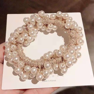 Dây Cột Tóc Chùm Hạt Phong Cách Hàn