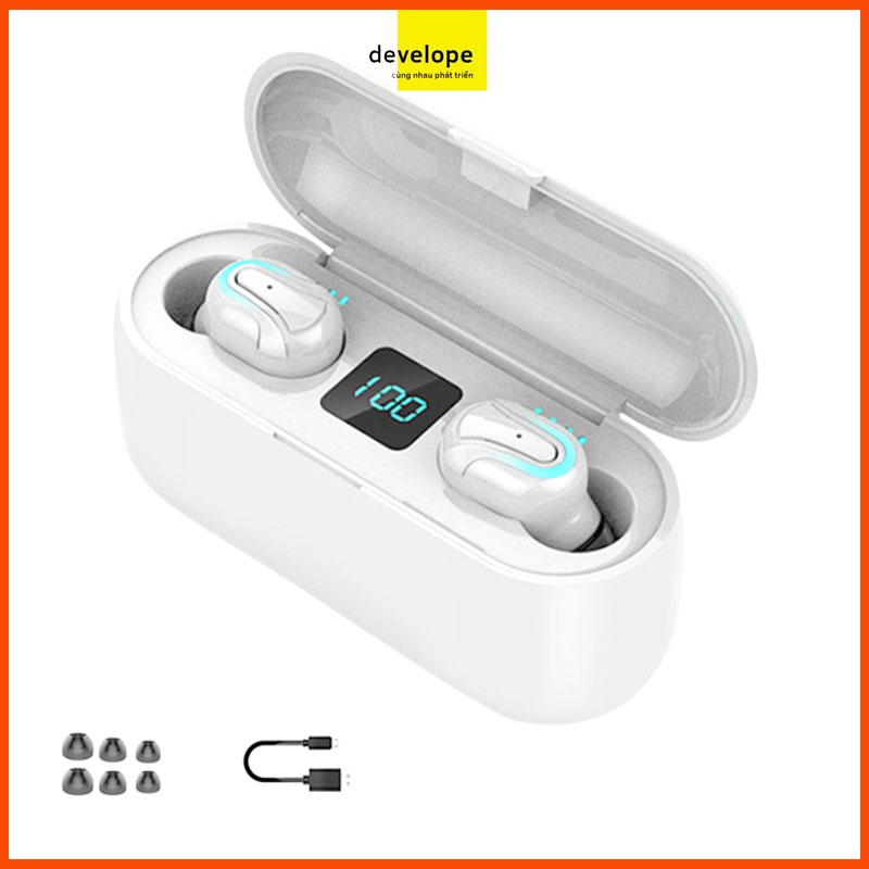 Tai nghe bluetooth tws Q32-1 nhỏ không dây hifi phong cách thể thao cho android