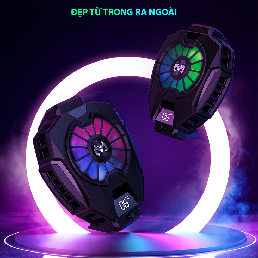 Quạt tản nhiệt điện thoại gaming sò lạnh Sidotech Memo DL05 / DL06 / DL02 / FL01 / FL05 / FL06 / chơi PUBG FF ROS