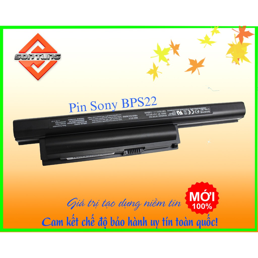 Pin Laptop Sony vaio VGP-BPS22 VGP-BPS22A VGP-BPL22 ( OEM )
