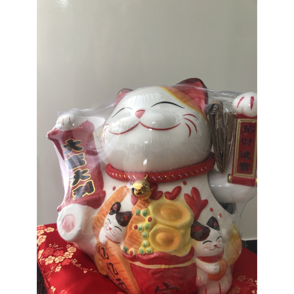 mèo đại phúc - mèo vẫy nhật bản 20cm