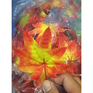 Hoa giả trang trí💖𝑭𝑹𝑬𝑬𝑺𝑯𝑰𝑷💖dây lá phong trang trí LP2