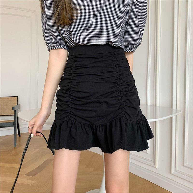 Quà tặng Chân váy đuôi cá dáng ngắn chất voan | BigBuy360 - bigbuy360.vn