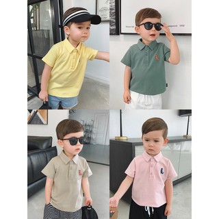 Áo sơ mi POLOT ve áo trẻ em phiên bản Hàn Quốc mùa hè 2019