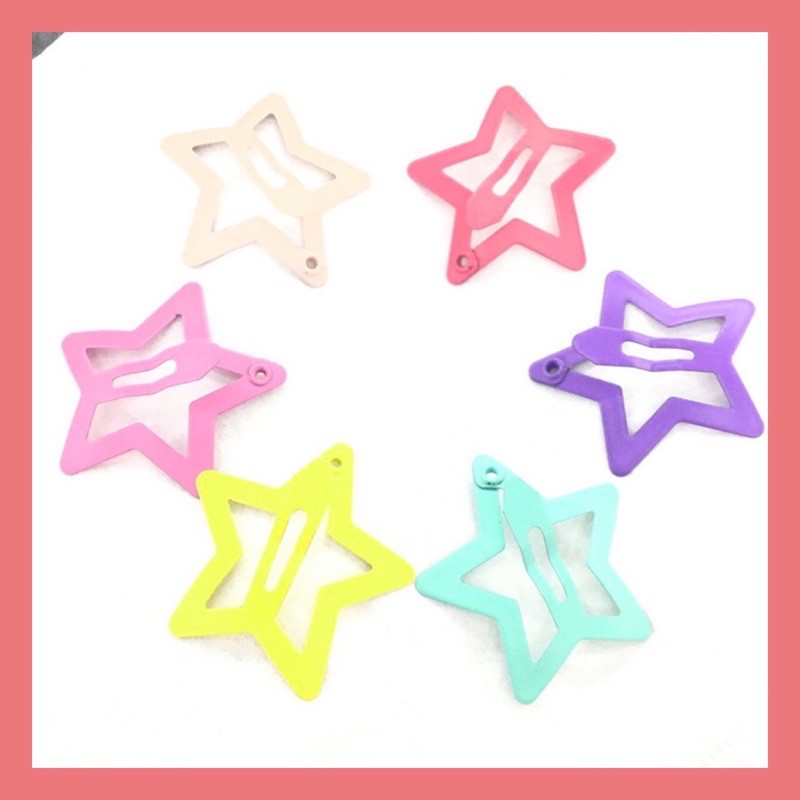 Set 6 kẹp ngôi sao dễ thương cho bạn gái