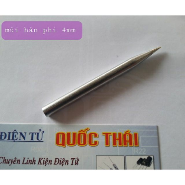 Mũi hàn hợp kim phi 4mm