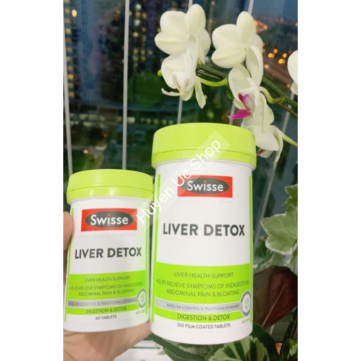 Viên uống giải độc gan Swisse Ultiboost Liver Detox của Úc