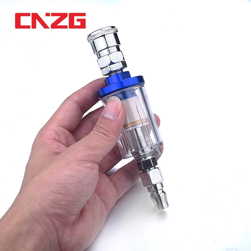 Bộ lọc tách CNZG có dây xịt với phụ kiện gắn và nối 1/4 dành cho dụng cụ khí nén