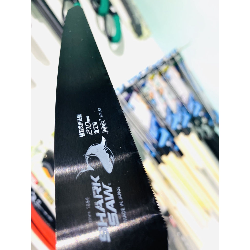 Cưa Kim Loại Cầm tay Lưỡi Thẳng Takagi Shark Saw 210mm | Thép SK-85 Nhật Bản, Phủ Flo - Chống Gỉ | Có Lưỡi Cưa Thay Thế