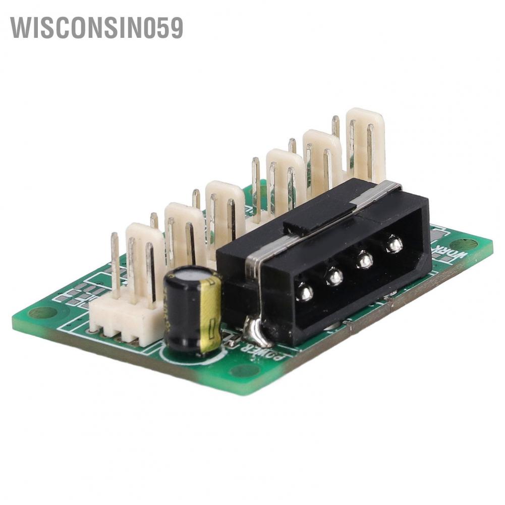 Wisconsin059 Bộ điều khiển tốc độ điều chỉnh của Hub quạt 2K ‑ 50KHZ 3Pin 2510 12V cho Vỏ máy tính công nghiệp
