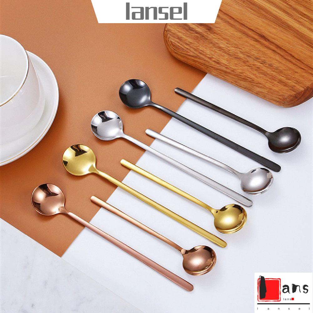 Muỗng uống cà phê bằng thép không gỉ 304 màu sắc phong cách bắc âu