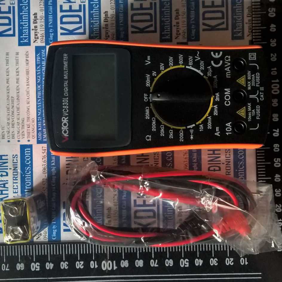 ĐỒNG HỒ VẠN NĂNG SỐ VICTOR VC830L VC830 KDE1223