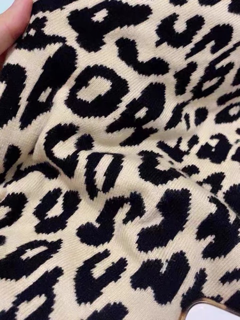 Chân váy len midi da báo (sẵn) | BigBuy360 - bigbuy360.vn