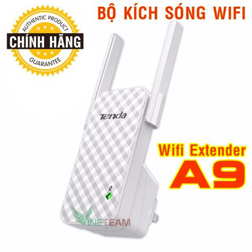 Tenda A9- Bộ Kích Sóng Wifi 300Mbps✔Bộ Mở Rộng Sóng Wifi Chuẩn N Tốc Độ 300Mbps -dc4309