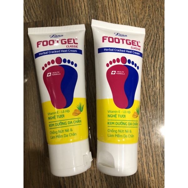 KEM CHỐNG NỨT NẺ DA GÓT CHÂN FOOTGEL LANA tuýp 50G