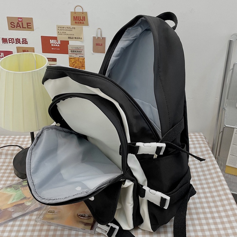 Balo IELGY đựng laptop họa tiết hoạt hình phong cách Hàn Quốc dễ thương cho nữ