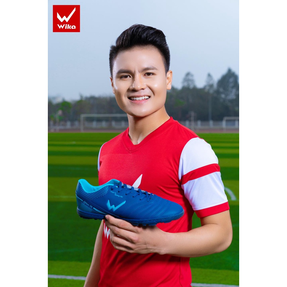 Giày Đá Bóng Wika QH19-NEO Chính Hãng, Giày Đá Banh Sân Cỏ Nhân Tạo Khâu Full Đế Bảo Hành 3 Tháng