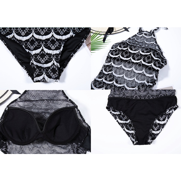 Bộ Đồ Bơi Phối Ren Phong Cách Nhật Hàn Mới Quyến Rũ