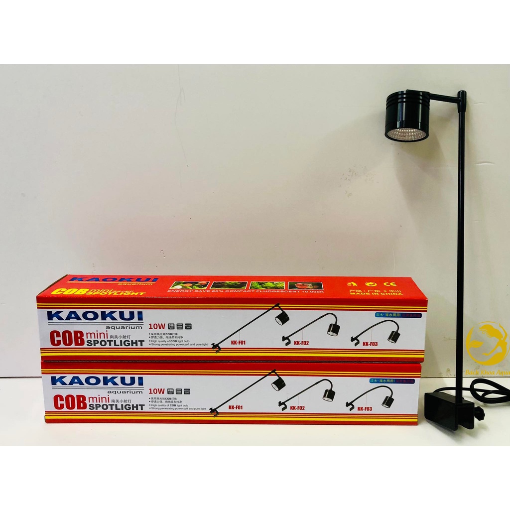 Đèn kẹp led rọi Kaokui 3 chế độ màu 10w