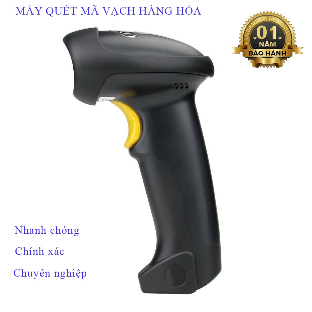 Máy quét mã vạch không dây bluetooth cao cấp, máy scan mã vạch chính hãng bảo hành 12 tháng