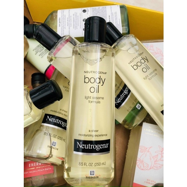 Tinh Dầu Neutrogena Body Oil Light Sesame Formula (250ml)