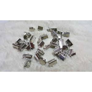 ZX1024IR Kẹp 2 lá 8mm Màu bạc 50 gram/bịch