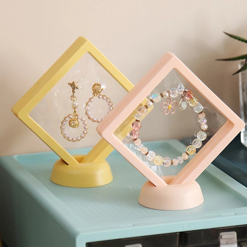 Hộp Nhựa Pe Trong Suốt Dùng Trưng Bày Trang Sức Nhẫn Vòng Cổ Khuyên Tai Vòng Tay Chống Oxy Hóa